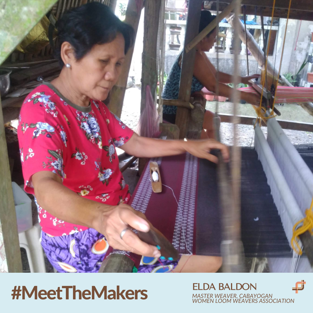 hablon weaving by Ms. Elda Baldon of Iloilo